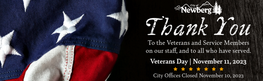City Facilities Closed on November 10th in observance of Veterans Day