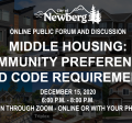 Online Public Forum Middle Housing invite grpahic