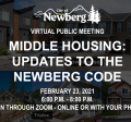 Public Meeting Middle Housing Invite