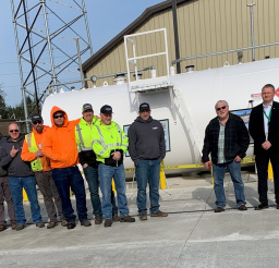 Public Works Team opens Fuel Station 2023