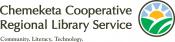 Chemeketa Cooperative Regional Library Service Logo with sun coming over hills