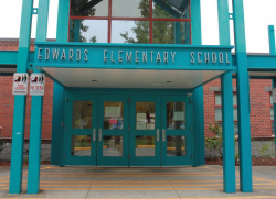 Edwards Elementary enterance 