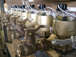 image of a row of water meters