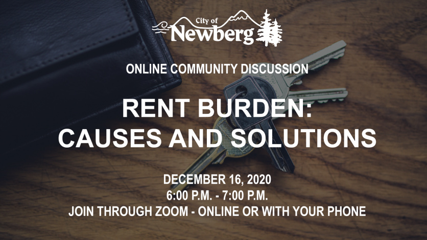 Rent burden causes and solutions online meeting invite