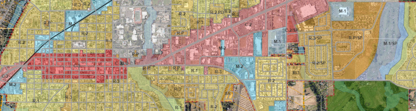 Zoning Map of Newberg Cropped